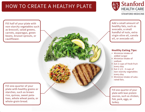 How To Create a Healthy Plate Graphic