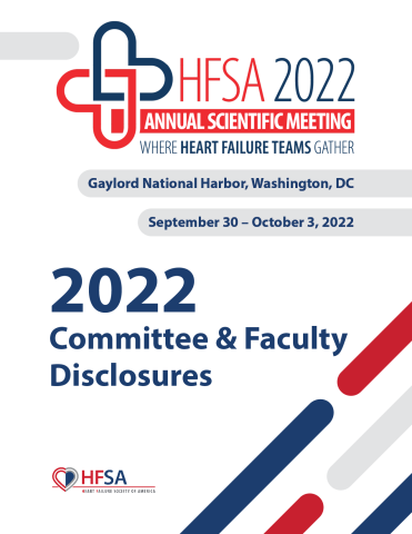 ASM 2022 Committee & Faculty Disclosures