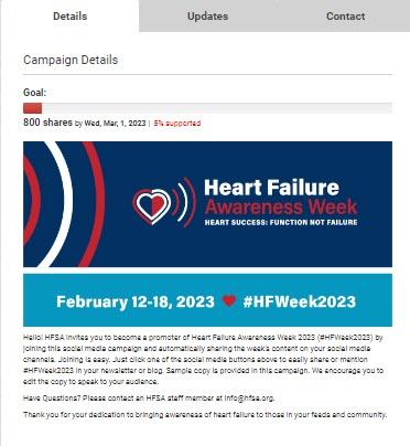 Heart Failure Awareness Week 2023 Social Media Toolkit