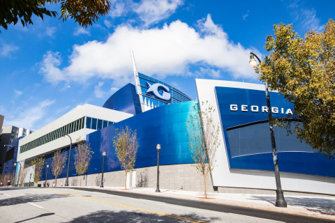 Georgia Aquarium Building Exterior