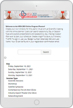 2021 HFSA ASM Online Planner