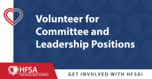 Volunteer with HFSA