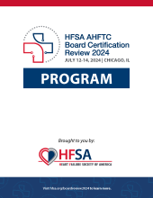 HFSA AHFTC Board Certification Review 2024 Final Program